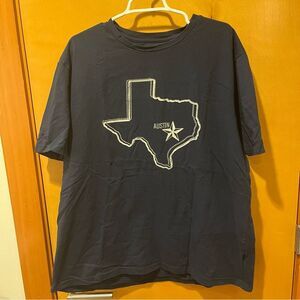 Austin tx Texas men’s t-shirt xxl black simply styled